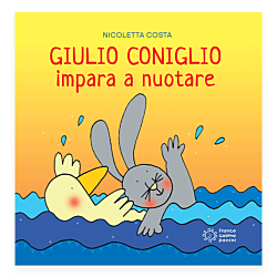 Giulio Coniglio impara a nuotare