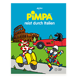 Pimpa reist durch Italien