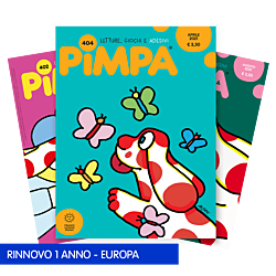 RINNOVO per abbonati rivista Pimpa (destinazione EUROPA)
