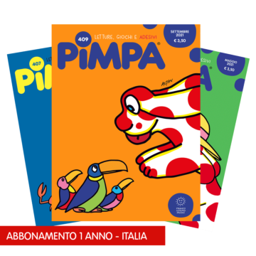 Abbonamento annuale alla rivista Pimpa (destinazione Italia)