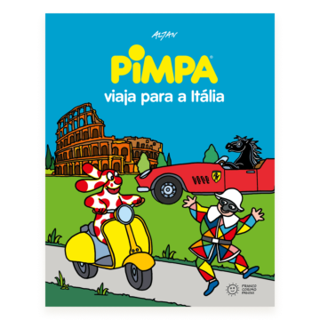 Pimpa viaja para a Itália