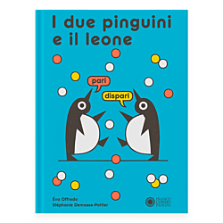 copertina libro i due pinguini e il leone