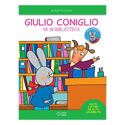 Giulio Coniglio va in biblioteca