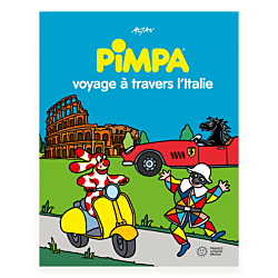 Pimpa vojages à travers l'Italie