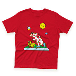 Maglietta di Pimpa rossa