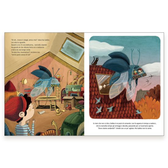 Leo E Galileo Esplorano Il Cielo E Lo Spazio. Ediz. Illustrata Con QR Code Per Ascoltare I Suoni | Libro Per Bambini 4+ - 4