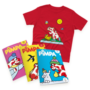 Abbonamento rivista Pimpa + maglietta rossa