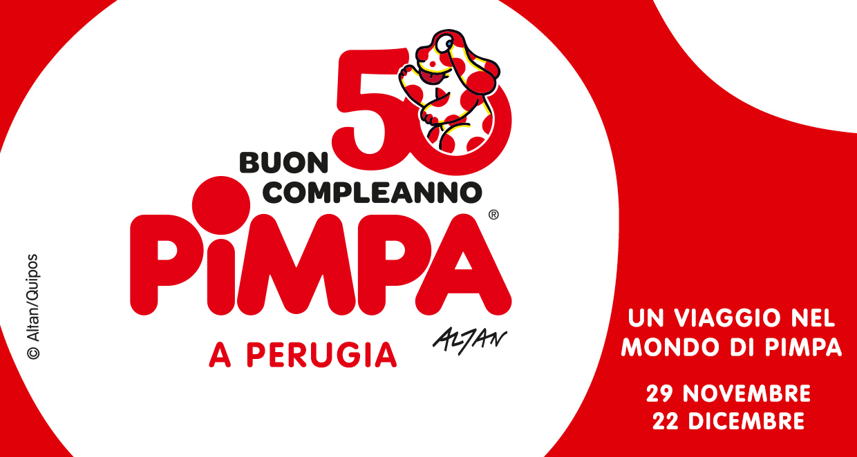 Buon compleanno Pimpa! La mostra arriva a Perugia