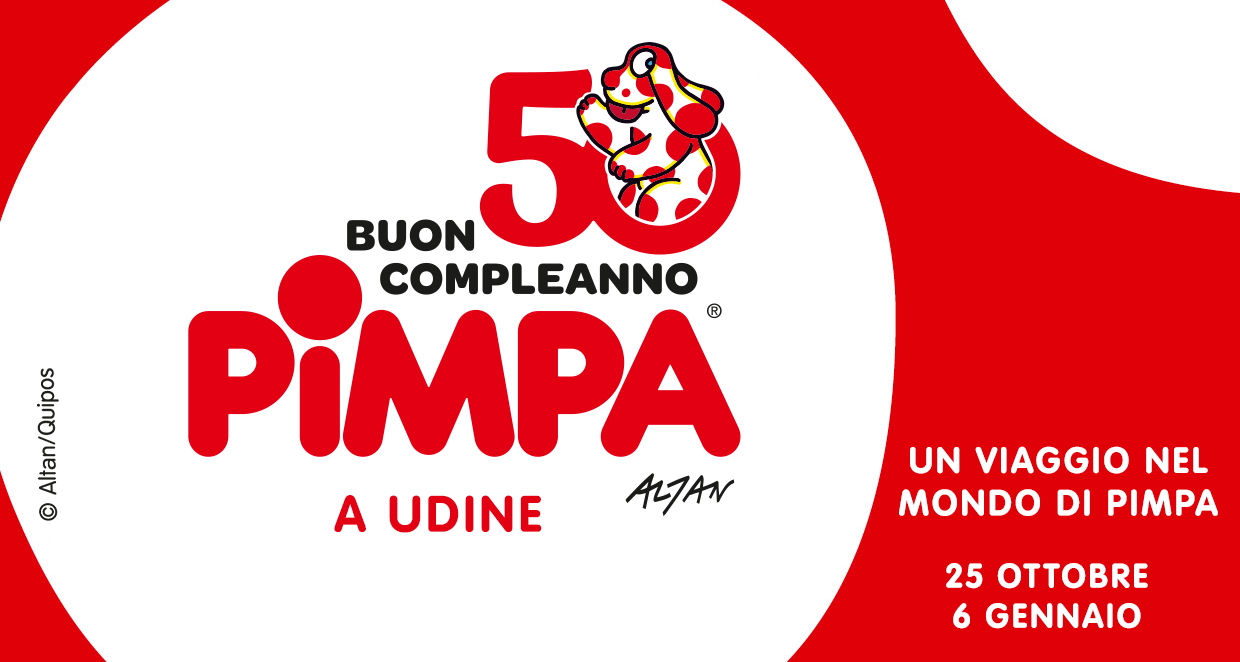 Buon compleanno Pimpa! La mostra arriva a Udine