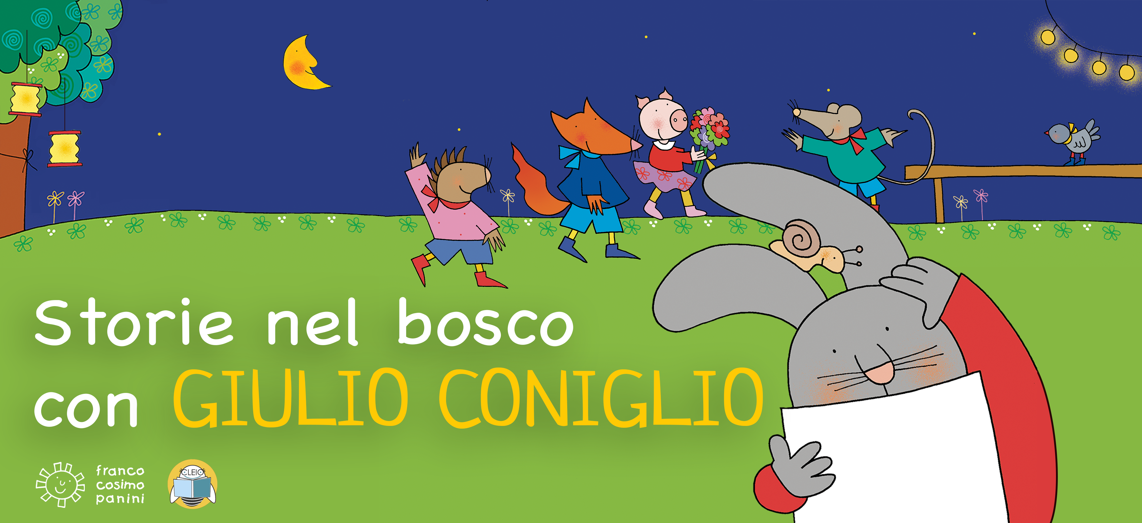 Le storie più belle di Giulio Coniglio lette nelle librerie Cleio