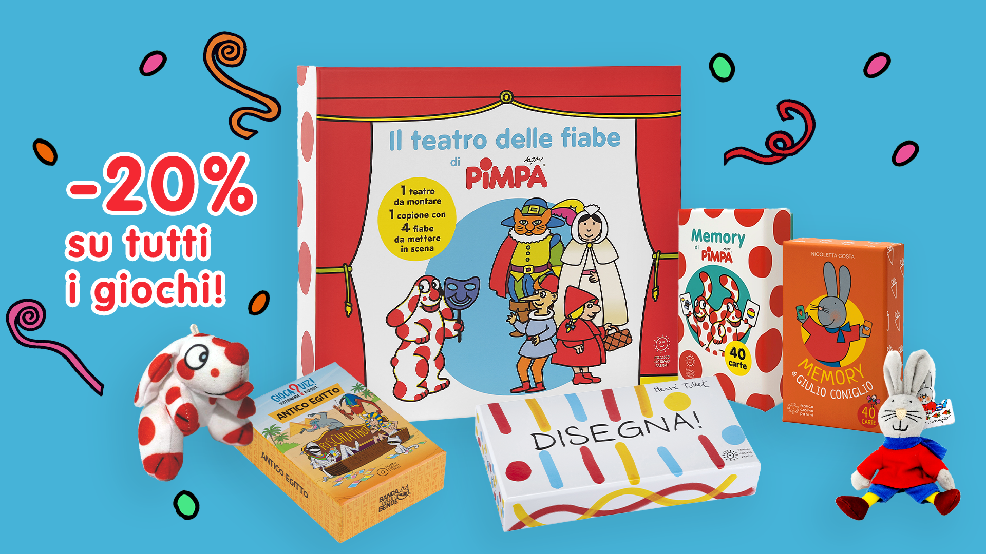 A novembre -20% su tutti i nostri giochi!