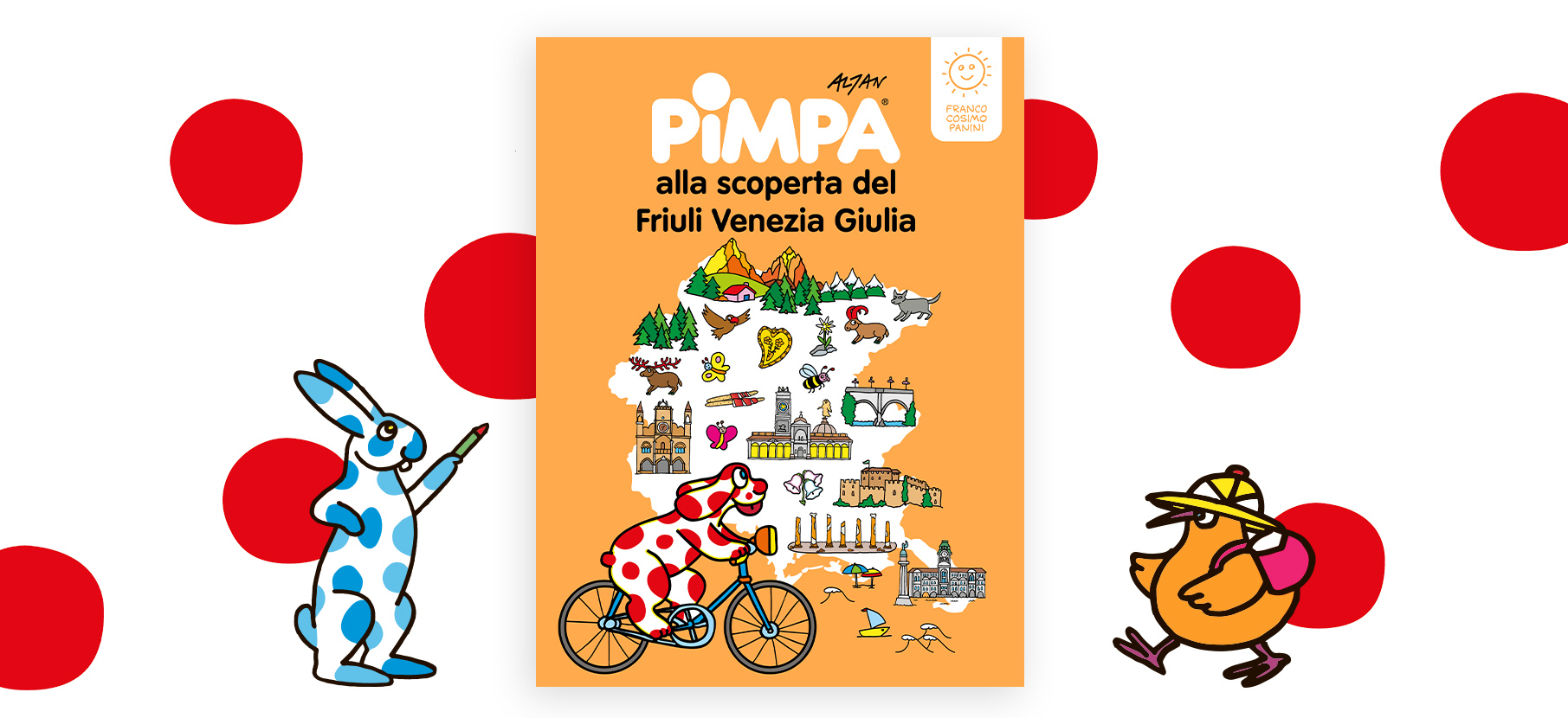 Pimpa alla scoperta dei Friuli Venezia Giulia, la nuova guida!