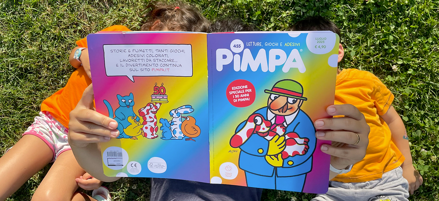 Il numero speciale della rivista Pimpa dedicata al suo cinquantesimo anniversario!