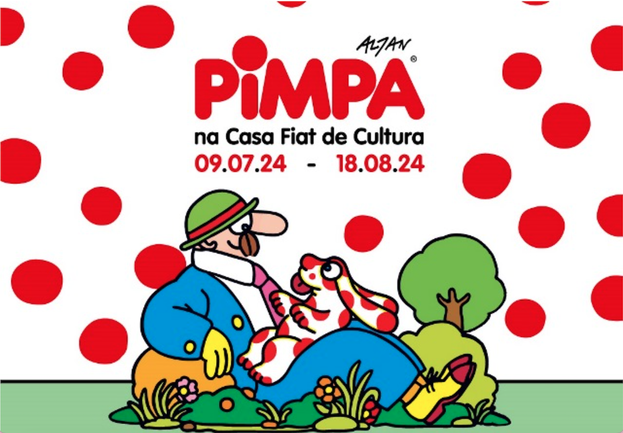 La mostra di Pimpa a Belo Horizonte