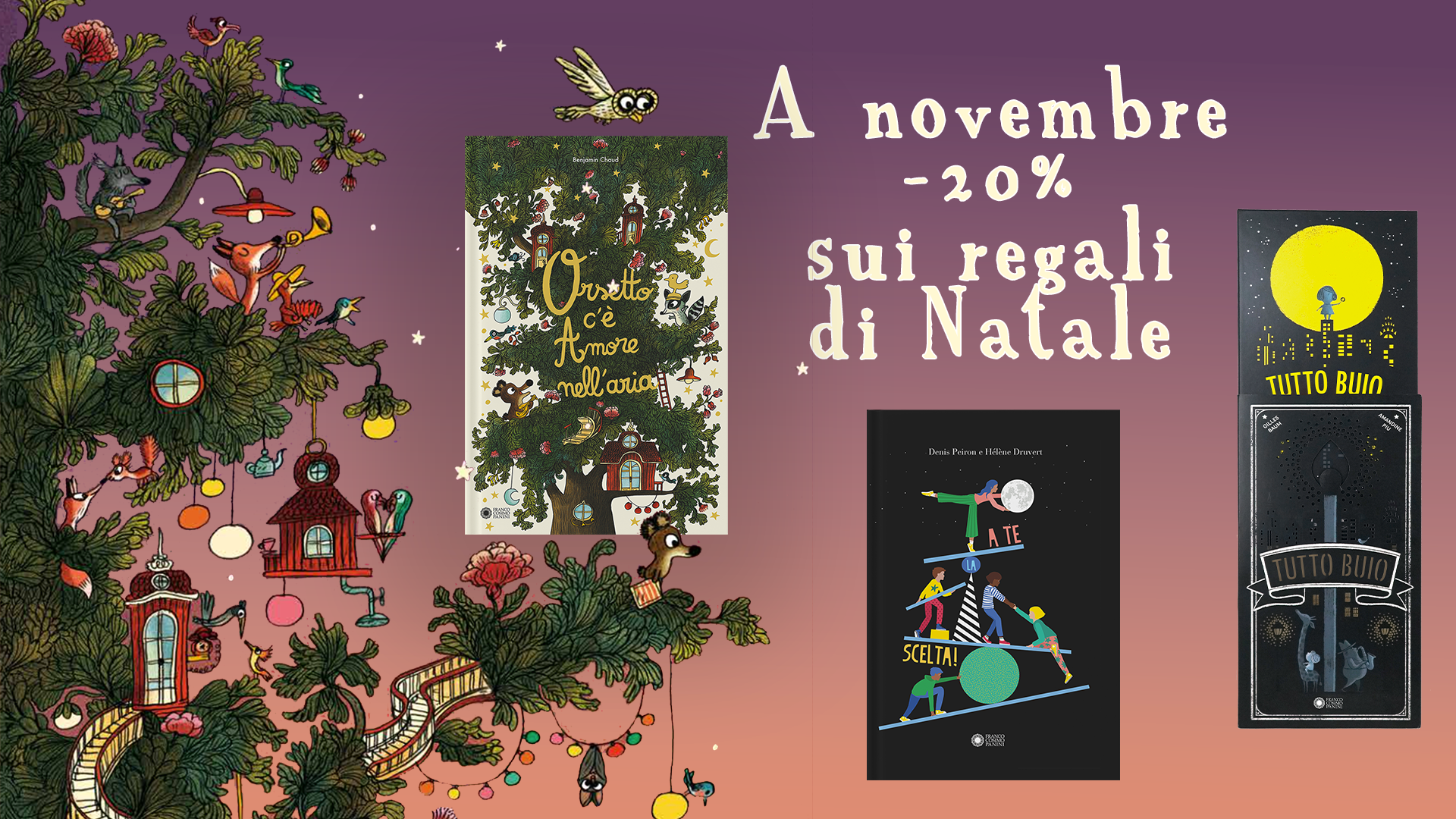 A novembre -20% sui regali di Natale!